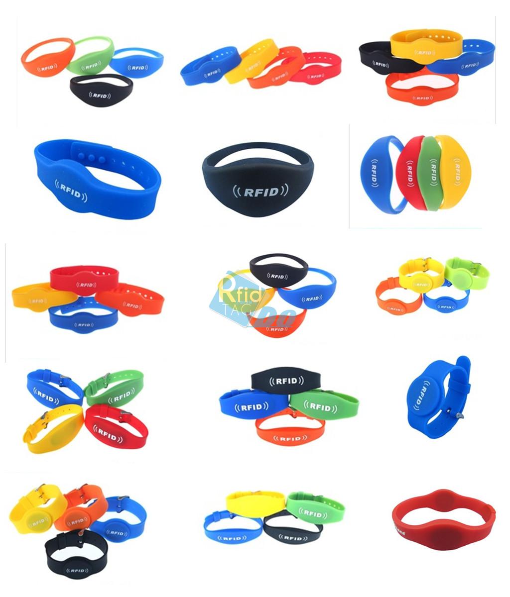 Custom RFID Festival Siliocne Wristband, RFID Woven Wristband,PVC Wristbands